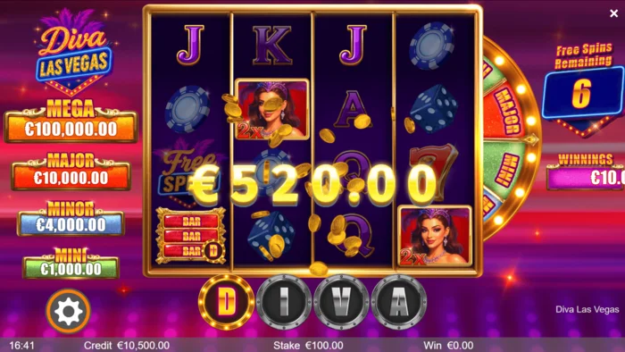 Diva Las Vegas - Wildsでの勝利の組み合わせ